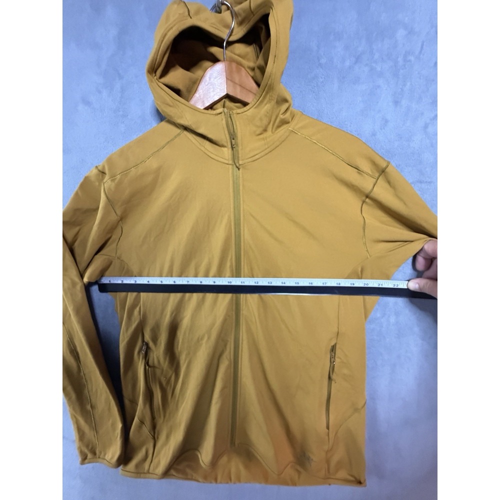Arc'teryx Dallen Fleece Hoodie Men's M Yellow Full Zip Jacket Preppy Gorpcore - Picture 9 of 12